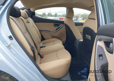 2013 Hyundai Elantra Gls from USA, damaged, VIN KMHDH4AE2DU518634